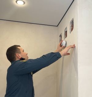 В Высокогорском районе установили извещатели семьям погибших участников СВО