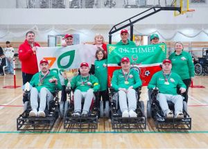 Команда с участием жителя района победила в турнире по ПОДА-футболу