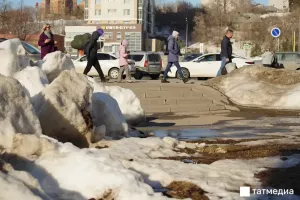 Когда растает снег в Татарстане и сколько его уже выпало этой зимой