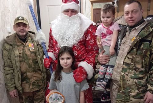 «Союз Ветеранов СВО» района поздравили детей погибших бойцов с новым годом