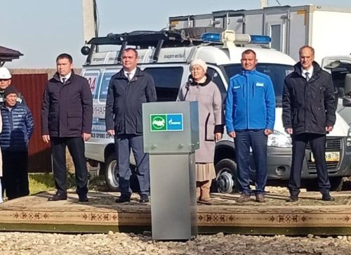В Альдермыше торжественно запустили газ
