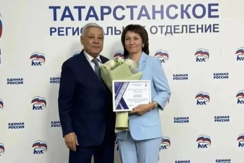 Фарид Мухаметшин отметил активистку из Высокогорского района