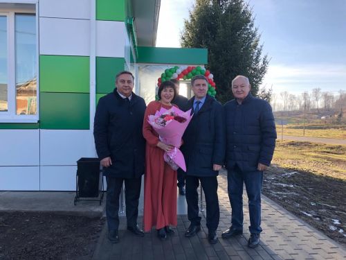 В селе Чувашли открыли заключительный объект сегодняшнего дня — сельский дом культуры