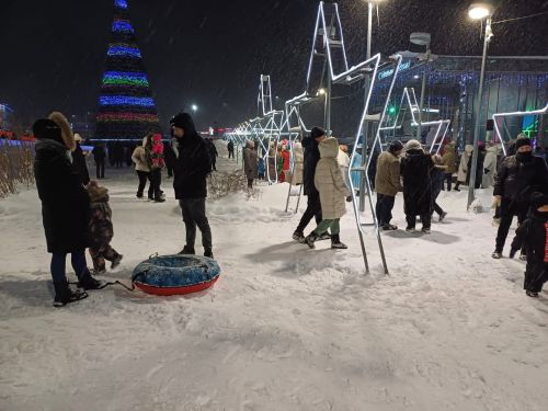 В Высокогорском районе открыли главную ёлку