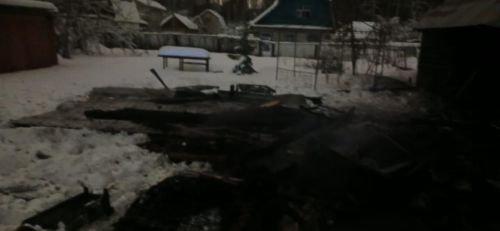 На пожаре в Высокогорском районе обнаружили труп женщины
