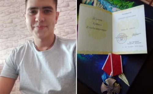 Участник СВО Артем Жуков награжден Орденом Мужества