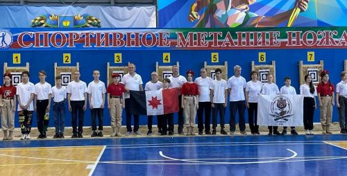 На Высокой Горе состоялся Чемпионат и Первенство Приволжского федерального округа по спортивному метанию ножа