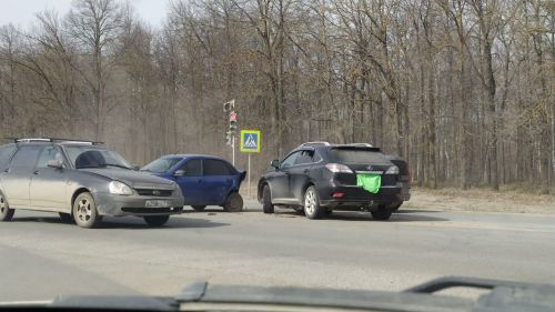 В районе произошло ДТП