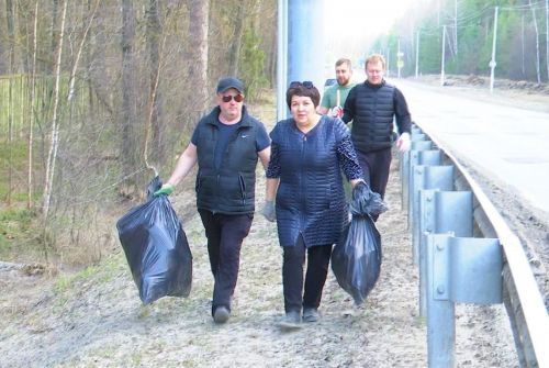 Сегодня в Высокогорском районе прошла уборка территорий