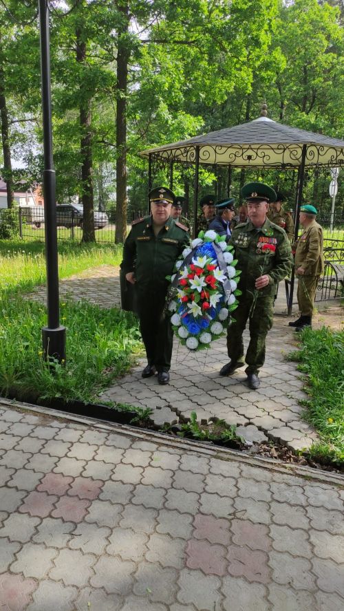 Ветераны пограничных войск собрались в Парке Победы
