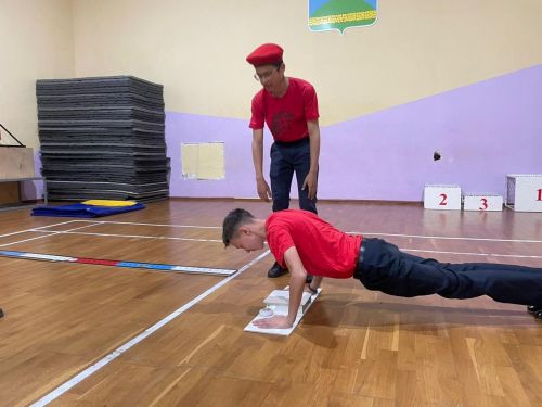 Юнармейцы сдали ГТО