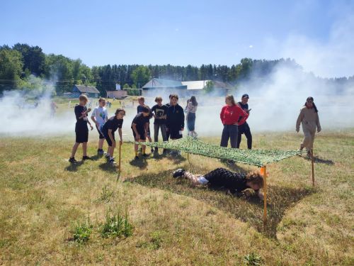 Сегодня ребята прошли «Шаги к победе»