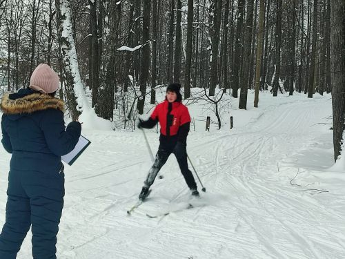 На Лыжной базе прошли очередные соревнования