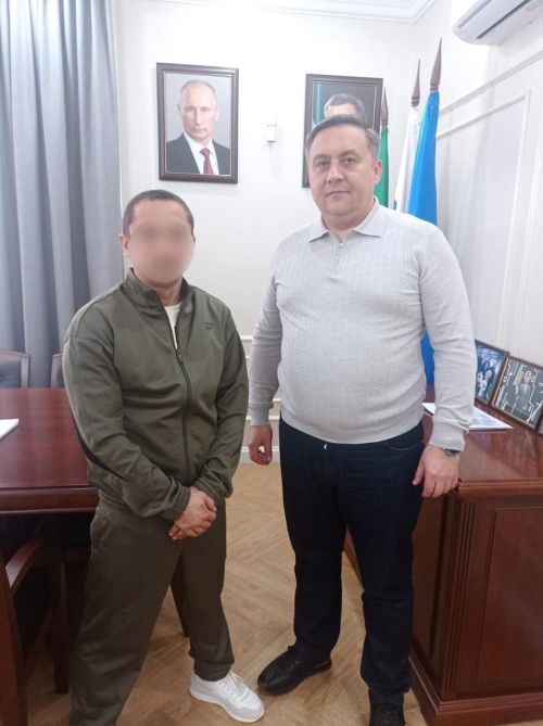 Боец СВО встретился с Равилем Хисамутдиновым