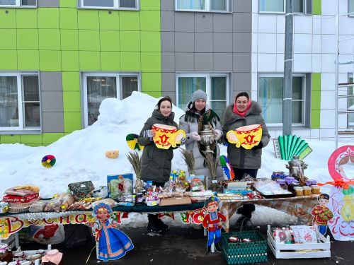 В детском саду «Байгыш» прошла благотворительная ярмарка «Сударыня  Масленица»