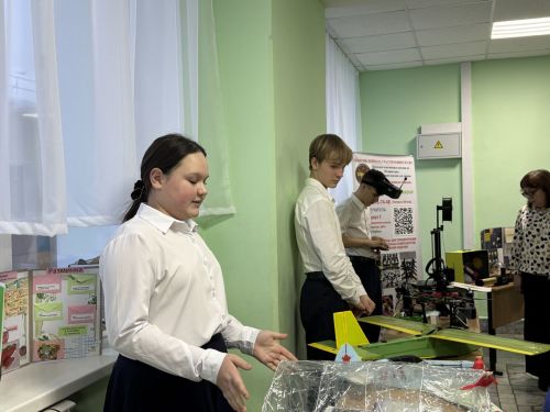 В Высокогорской школе №3 открылся агрокласс
