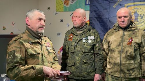 «Союз ветеранов СВО» сегодня приняла 4-х ветеранов СВО в свои ряды