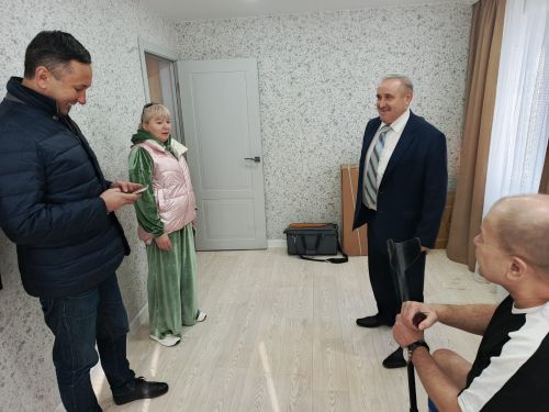 В районе прошло обследование жилого помещения для адаптации инвалида СВО