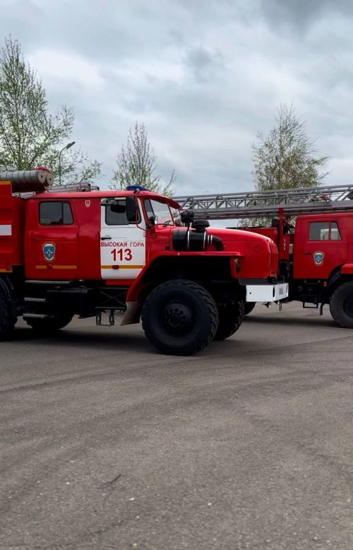 Выставка пожарной техники в парке Заказанье успешно состоялась