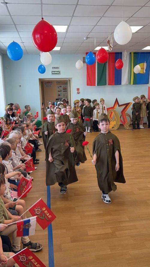 В МБДОУ «Высокогорский детский сад «Шаян» прошел парад