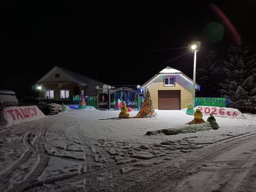 Как в Высокогорском районе дворы объединили соседей к Новому году