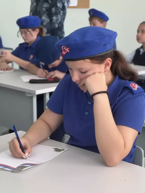 Юнармейцы Высокогорской школы №3 присоединились к акции «Письмо солдату»