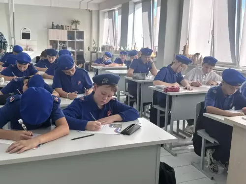 Юнармейцы Высокогорской школы №3 присоединились к акции «Письмо солдату»