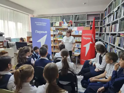 Ученики Высокогорской школы № 3 отметили День школьных библиотек