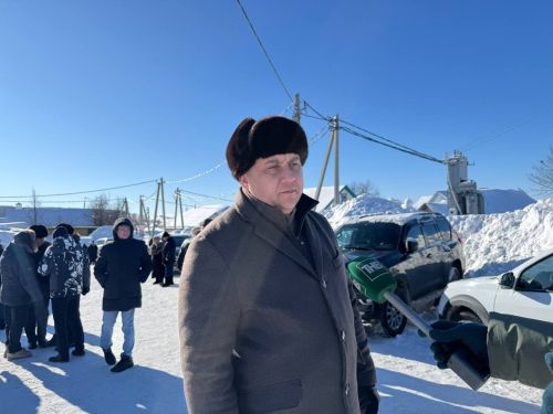 Полумесяц над мечетью в селе Айбаш