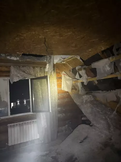 В Ивановке произошёл пожар дома — сгорела крыша на 48 кв. м
