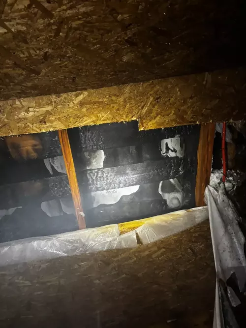 В Ивановке произошёл пожар дома — сгорела крыша на 48 кв. м