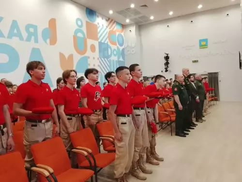 В Высокогорском районе прошел слет «ЮНАРМИЯ — 10 лет в едином строю»