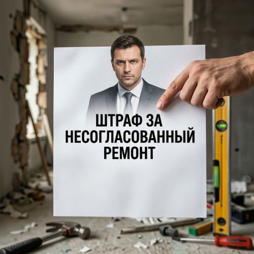 Штраф за несогласованный ремонт: что грозит за снос стен