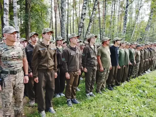 В «Чайке» завершилась смена Центра «ВОИН» для юных курсантов