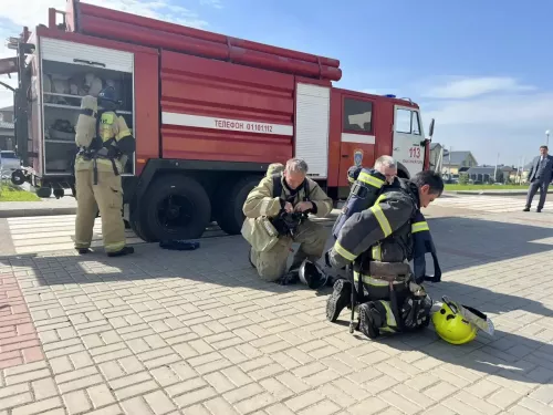 В Высокогорском районе начались учения по пожарной безопасности