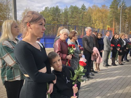 Открытие мемориальных досок Данилу Саитову и Айрату Мухутдинову. 27.09.2023