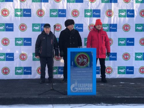Торжественный пуск газа в Иске-Казанской школе. 07.12.2023