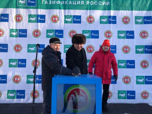 Торжественный пуск газа в Иске-Казанской школе. 07.12.2023