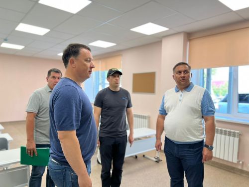 Посещение объектов строительства Маратом Айзатуллиным