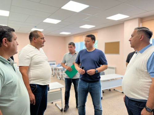 Посещение объектов строительства Маратом Айзатуллиным