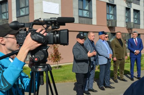 Открытие мемориальной доски Хасану Шайдуллину