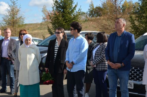 Открытие мемориальной доски Хасану Шайдуллину