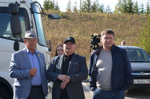 Открытие мемориальной доски Хасану Шайдуллину