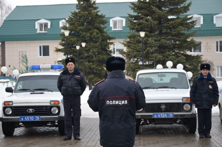 Гарнизонный развод нарядов полиции Высокогорского района