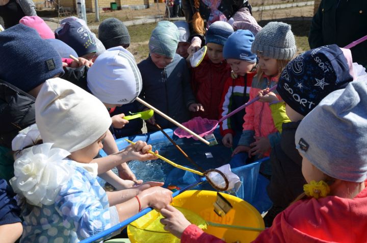 Сегодня в Высокогорском районе в детском саду «Тургай» прошла квест-игра ко дню Земли