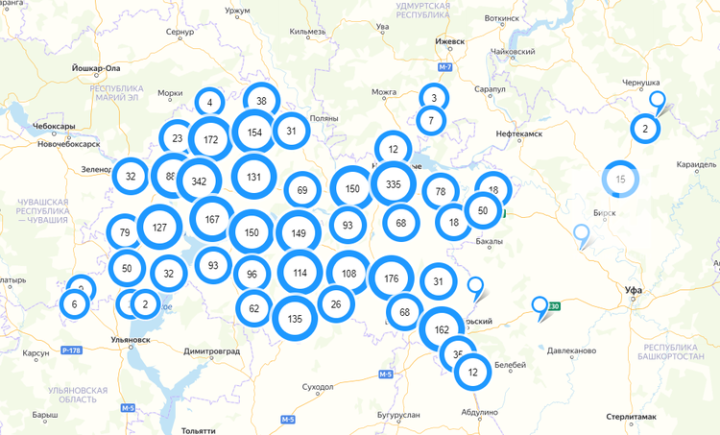 Татарстанцы могут посмотреть на карте, где находятся камеры на дорогах