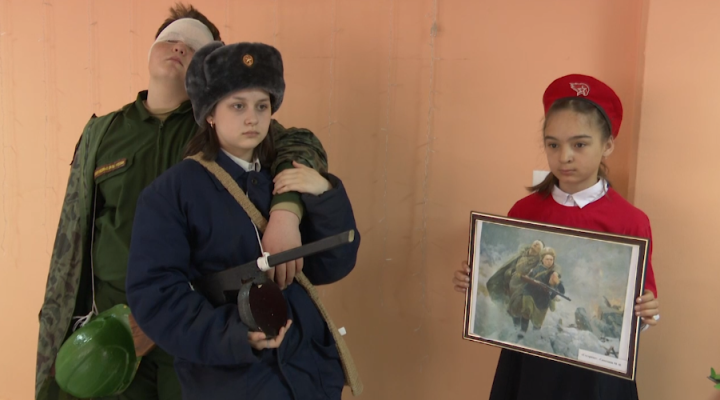 Высокогорская школа №3 присоединилась к акции «Шаги Победы»