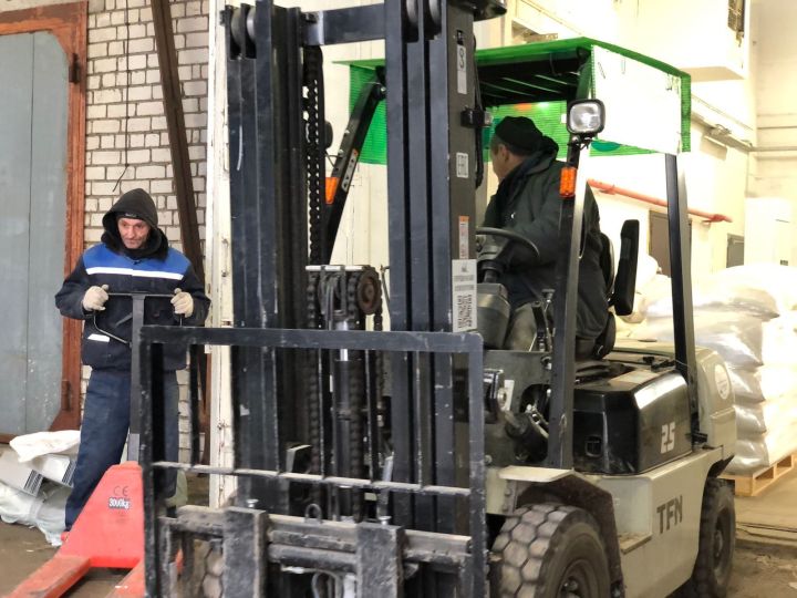 Хлебоприемное предприятие Высокогорского района отправило 10 тонн гумпомощи