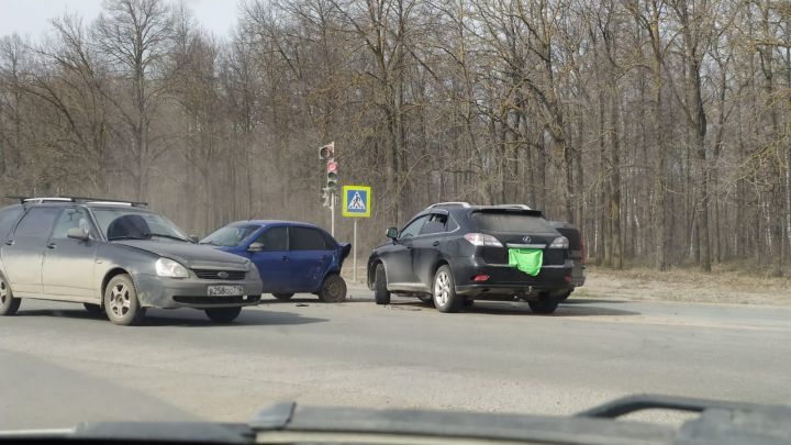 В районе произошло ДТП