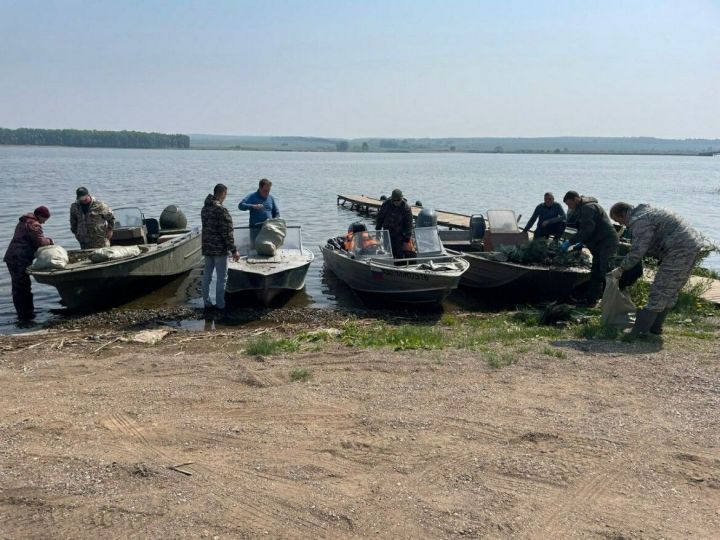 Из водохранилищ в РТ общественники и рыбинспекторы подняли 59 сетей, раколовок и вентерей